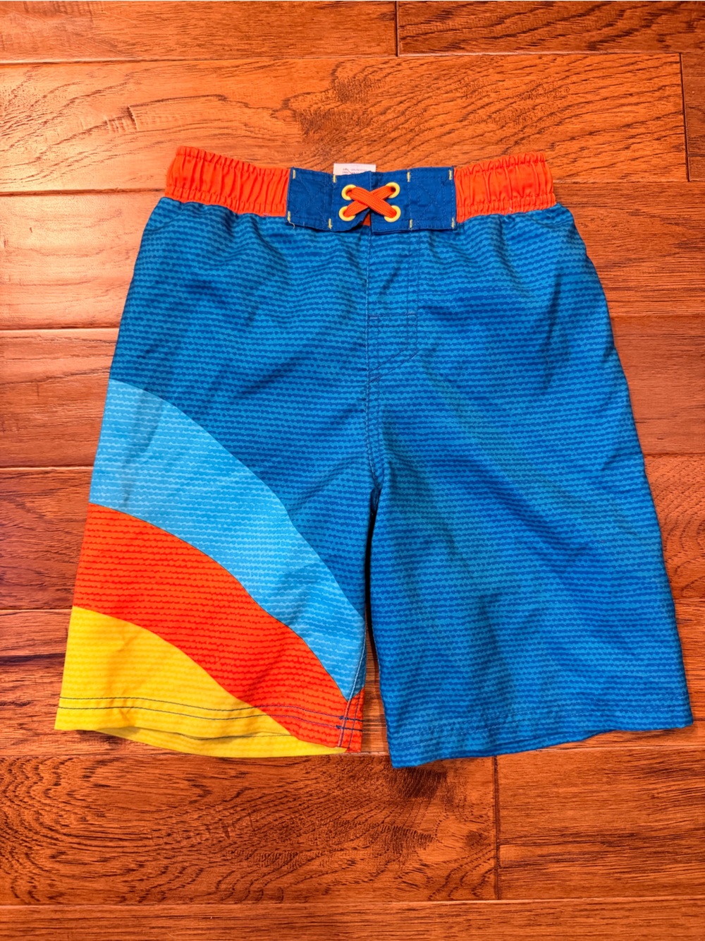 Cherokee Orange and Blue Swim Shorts